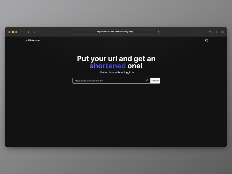 my food app web project